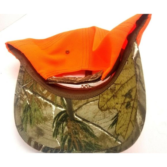 AMD Distribution Insulation Distributor Hat Cap Strapback Orange Camouflage - Picture 2 of 3